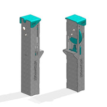 Load image into Gallery viewer, Hitchpost to fit off road caravan coupling  with pin NOT ball -DO35 V3 -  includes Padlock
